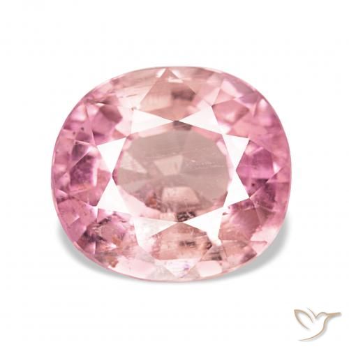 2.96ct orange-rosa Turmalin, Oval, VS