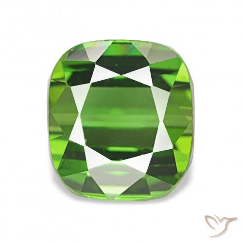 2.31ct tiefgrün Turmalin, Kissen, VVS