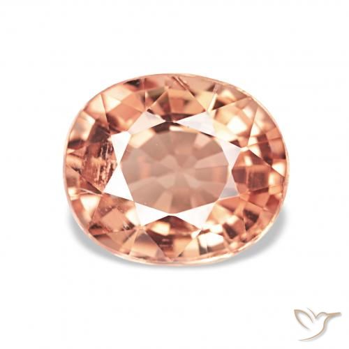 1.82ct Mittelorange Turmalin, Oval, VS