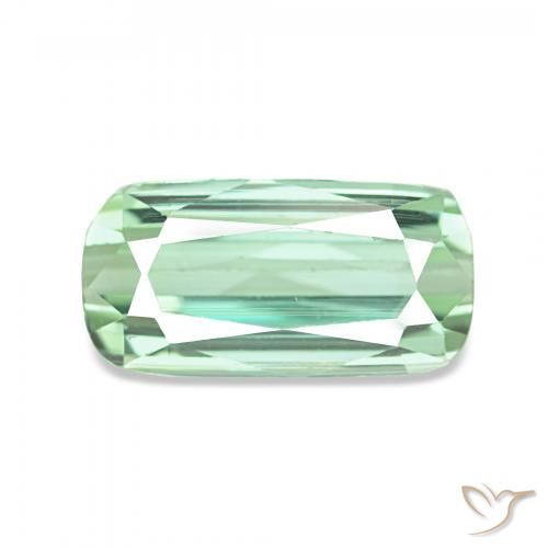 2.05ct Natürlicher mintgrün Turmalin, Kissen, VS, Photo A
