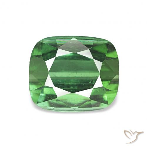 2.00ct Grün Turmalin, Kissen, VS