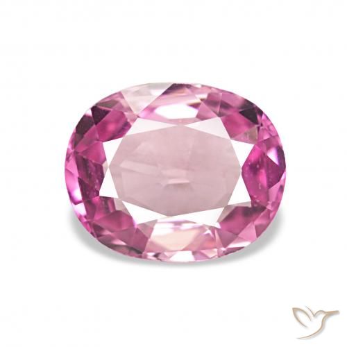 1.12ct Natürlicher Intensives Rosa Turmalin, Oval, VVS, Photo A