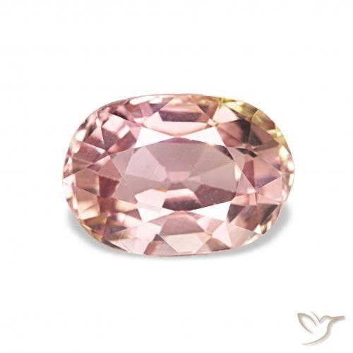 1.23ct hellrose-rosa Turmalin, Oval, VS