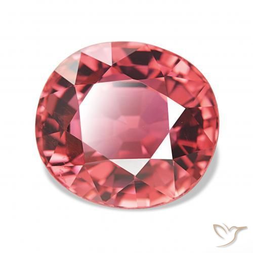 9,17 ctw natürlicher Tiefes heißes Pink Turmalin, Oval, IF