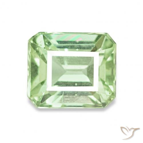 2.08ct Sehr helles Grün Turmalin, Smaragdschliff, VVS-VS