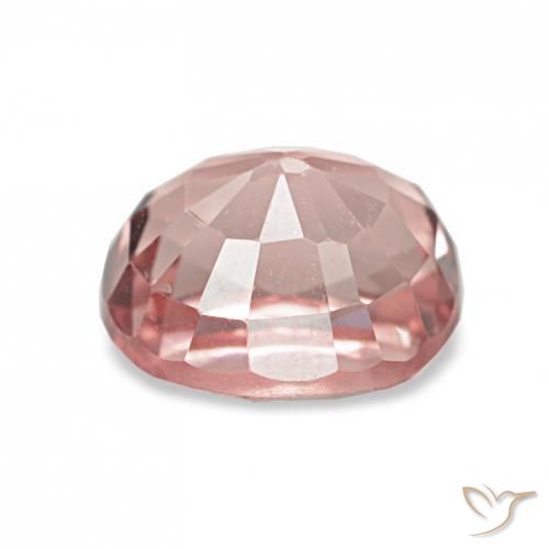 9,17 ctw natürlicher orange-rosa Turmalin, Oval, VVS-VS