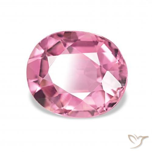 9,17 ctw natürlicher pink Turmalin, Oval, VVS-VS