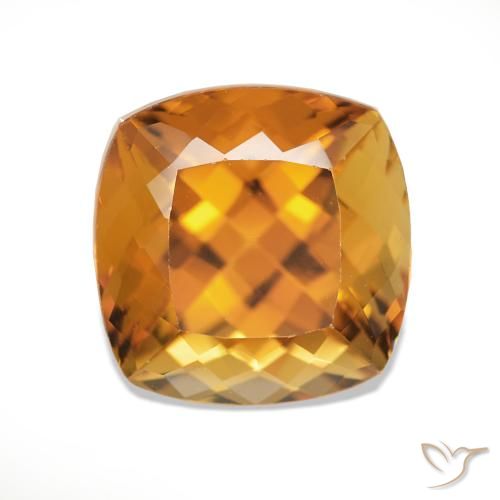 2.46ct Mittelorange Turmalin, Kissen, VVS-VS