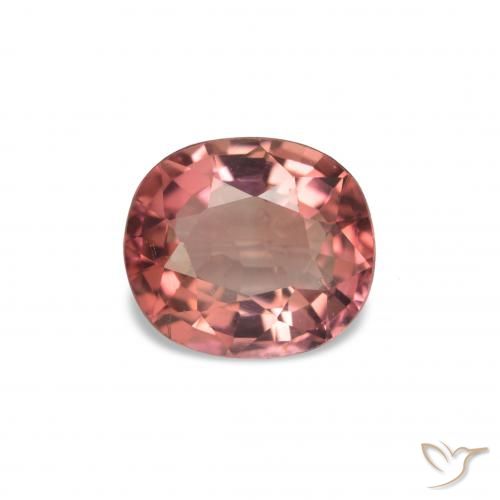 1.48ct tiefrosa Turmalin, Oval, VVS-VS