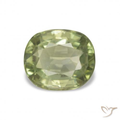 1.86ct gelblich-grün Turmalin Edelsteine, Kissen, VVS-VS