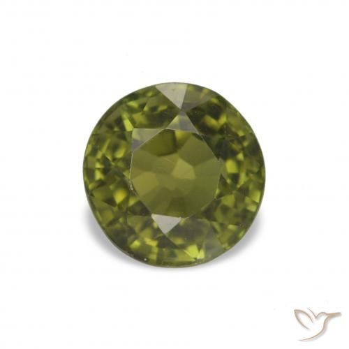 1.55ct Waldgrün Turmalin, Runden, VVS-VS