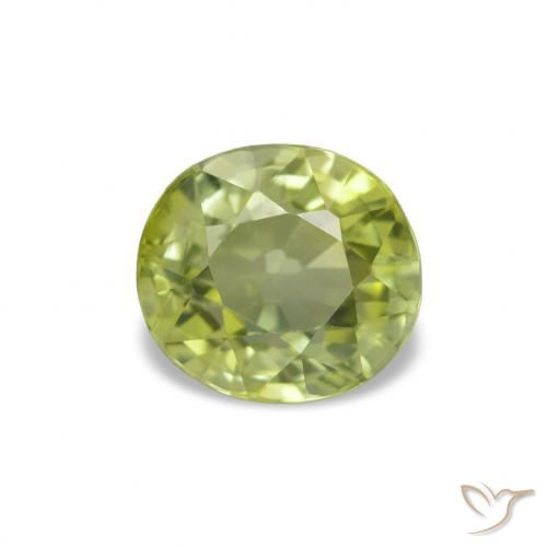 1.34ct Olivgrün Turmalin, Oval, VVS-VS