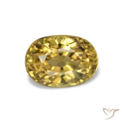 1.62ct Golden Turmalin, Oval, VVS-VS