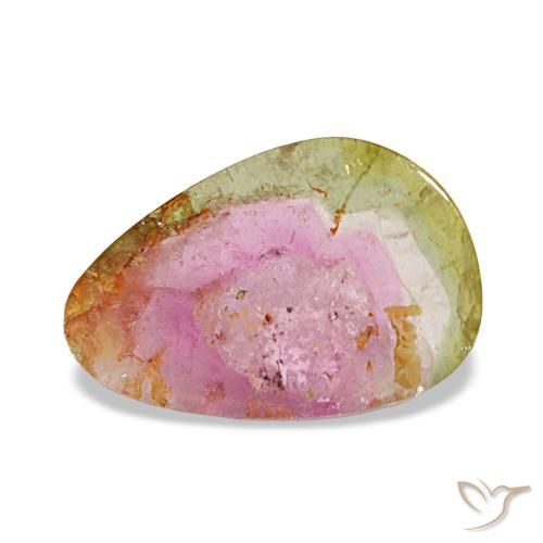 3.66ct Mehrfarbiger Turmalin, Fantasie, Transparent