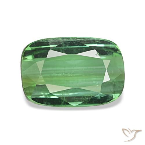 1.53ct Grüner Turmalin, Kissen, VS