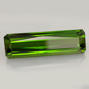 13,18 ctw natürlicher grüner Turmalin, Smaragdschliff, VVS
