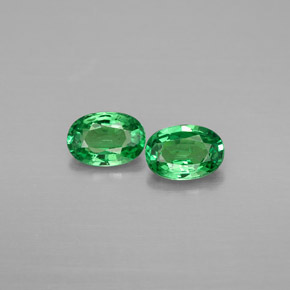  ct natürliche grüner Tsavorit-Edelsteine, Oval Schliff, VS-SI