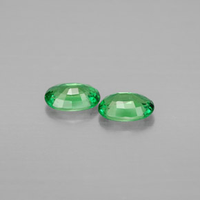  ct natürliche grüner Tsavorit-Edelsteine, Oval Schliff, VS-SI