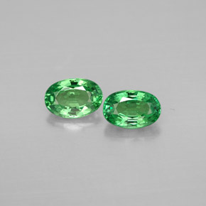  ct natürliche grüner Tsavorit-Edelsteine, Oval Schliff, VS-SI