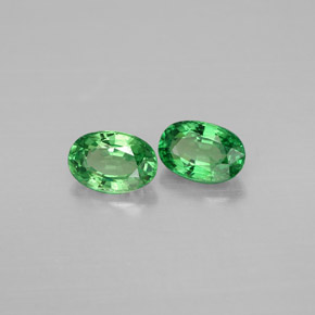  ct natürliche grüner Tsavorit-Edelsteine, Oval Schliff, VS-SI