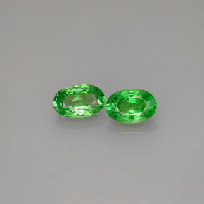  ct natürliche grüner Tsavorit-Edelsteine, Oval Schliff, SI