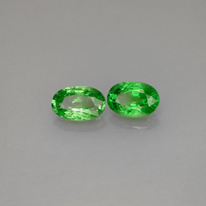  ct natürliche grüner Tsavorit-Edelsteine, Oval Schliff, SI