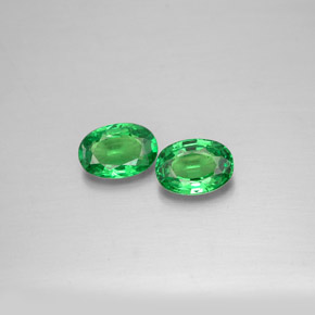  ct natürliche grüner Tsavorit-Edelsteine, Oval Schliff, VS-SI