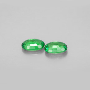  ct natürliche grüner Tsavorit-Edelsteine, Oval Schliff, VS-SI