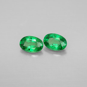  ct natürliche grüner Tsavorit-Edelsteine, Oval Schliff, VS
