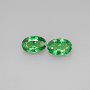  ct natürliche grüner Tsavorit-Edelsteine, Oval Schliff, VS
