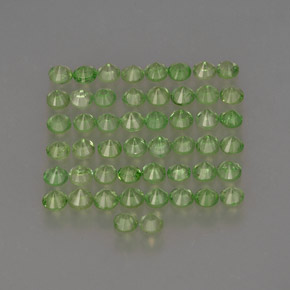  ct natürliche grüner Tsavorit-Edelsteine, Rundschliff, VS