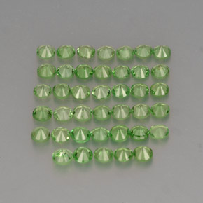  ct natürliche grüner Tsavorit-Edelsteine, Rundschliff, VS