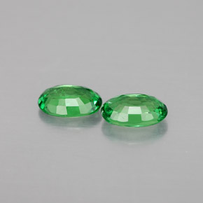  ct natürliche grüner Tsavorit-Edelsteine, Oval Schliff, VVS-VS