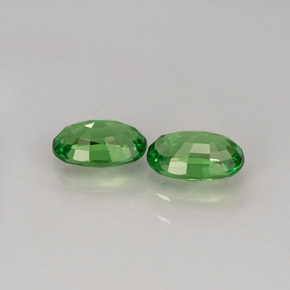  ct natürliche grüner Tsavorit-Edelsteine, Oval Schliff, VVS-VS