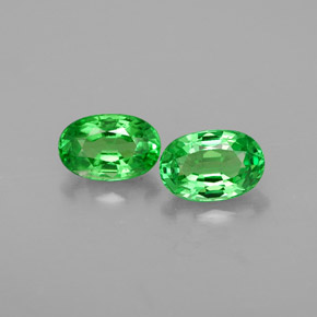  ct natürliche grüner Tsavorit-Edelsteine, Oval Schliff, VS