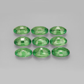  ct natürliche grüner Tsavorit-Edelsteine, Oval Schliff, VS