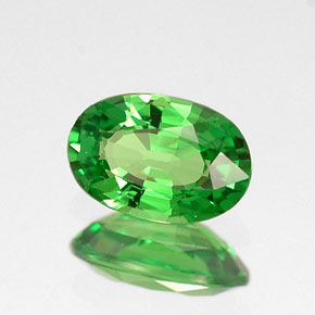0,53 ctw natürlicher grüner Tsavorit, Oval Schliff, VVS