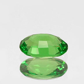 0,53 ctw natürlicher grüner Tsavorit, Oval Schliff, VVS