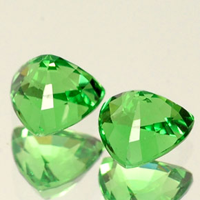  ct natürliche grüner Tsavorit-Edelsteine, Trillion, VS
