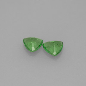  ct natürliche grüner Tsavorit-Edelsteine, Trillion, VS