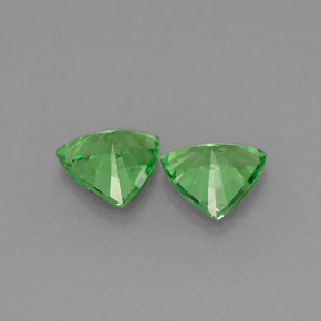  ct natürliche Chrom-grün Tsavorit-Granat-Edelsteine, Trillion, VS-SI