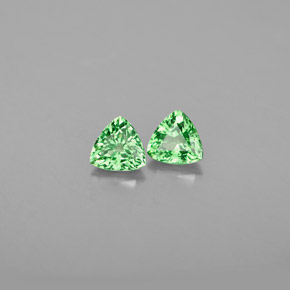  ct natürliche grüner Tsavorit-Edelsteine, Trillion, VS