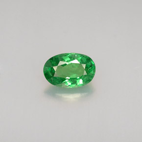 0,56 ctw natürlicher grüner Tsavorit, Oval Schliff, VS