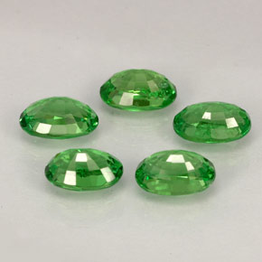  ct natürliche grüner Tsavorit-Edelsteine, Oval Schliff, VVS-VS