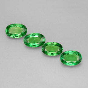  ct natürliche grüner Tsavorit-Edelsteine, Oval Schliff, VVS-VS