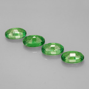  ct natürliche grüner Tsavorit-Edelsteine, Oval Schliff, VVS-VS