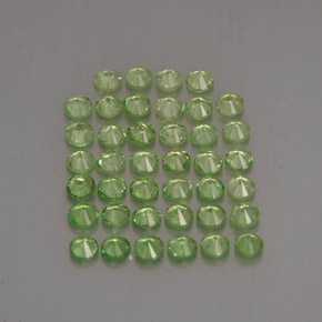  ct natürliche grüner Tsavorit-Edelsteine, Rundschliff, VVS-VS