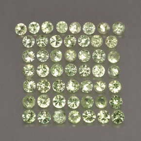  ct natürliche grüner Tsavorit-Edelsteine, Rundschliff, VS