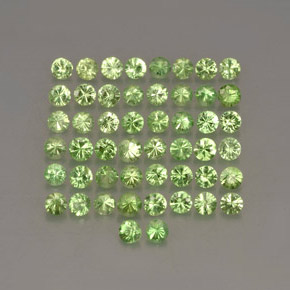  ct natürliche grüner Tsavorit-Edelsteine, Rundschliff, VS