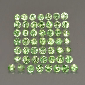  ct natürliche grüner Tsavorit-Edelsteine, Rundschliff, VS